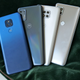 From left to right, we have the Moto G Play, Moto G Stylus, Moto G Power, and Moto One 5G Ace.